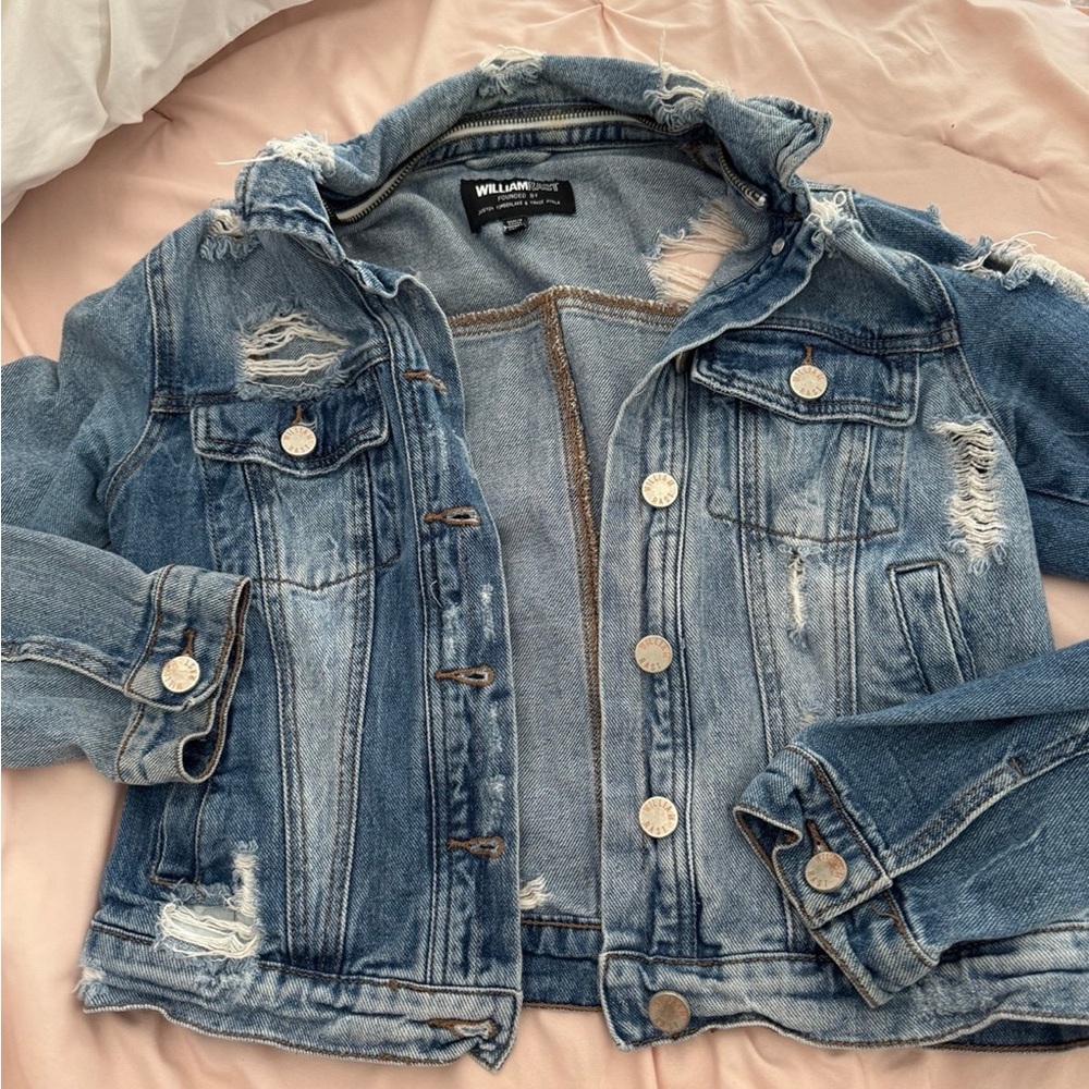 Distressed Blue Denim Jacket